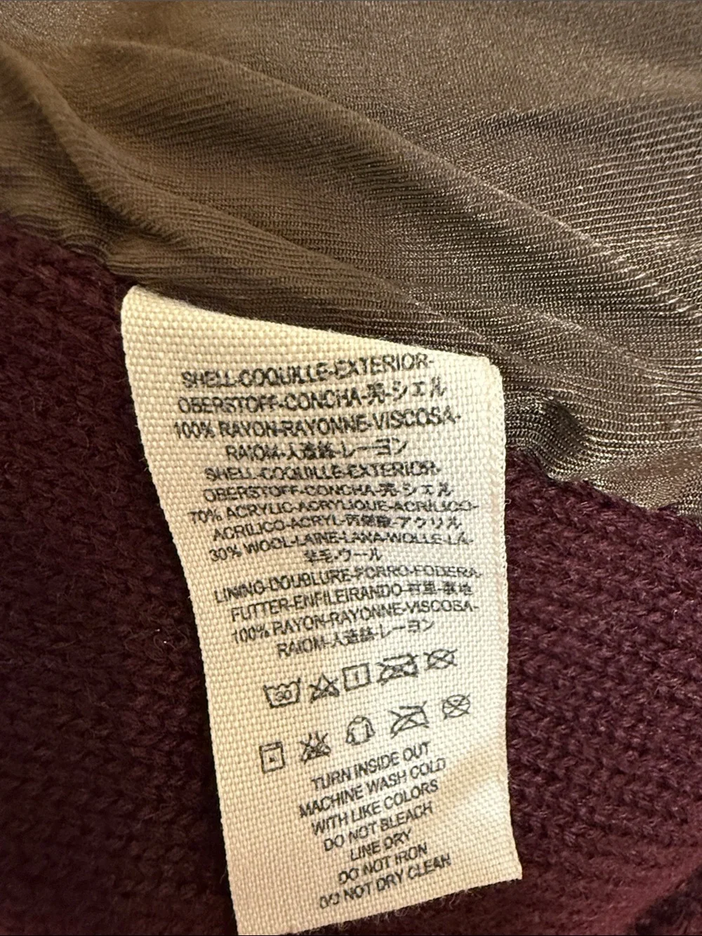 Free People • Mahogany Moto Jacket with Rib Trim and Zipper Detailing